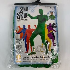 Rubies Green 2nd Skin Adult Men Costume Full Body Suit Stretch Jumpsuit 880511 M